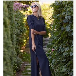 Dudley Stephens Puffed Sleeve Maxi Dress